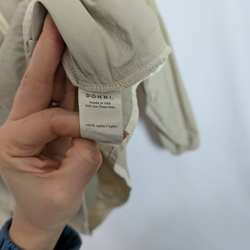 DONNI. Cream Zip-Up Bomber - Picture 9 of 12